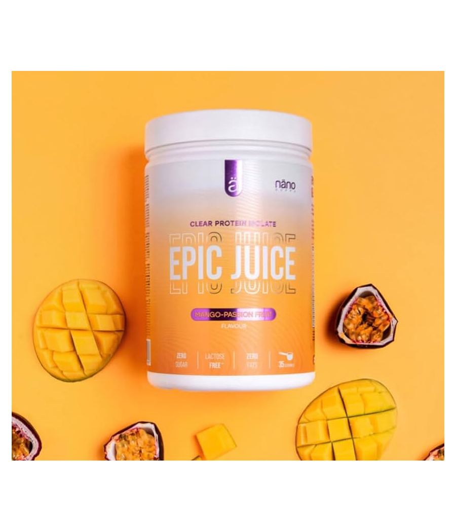 EPIC JUICE 875g - Mango Passionfruit Näno – low-calorie product from NÄNO SUPPS, buy in SportFit Nutrition OÜ | Reg.nr. 14554498