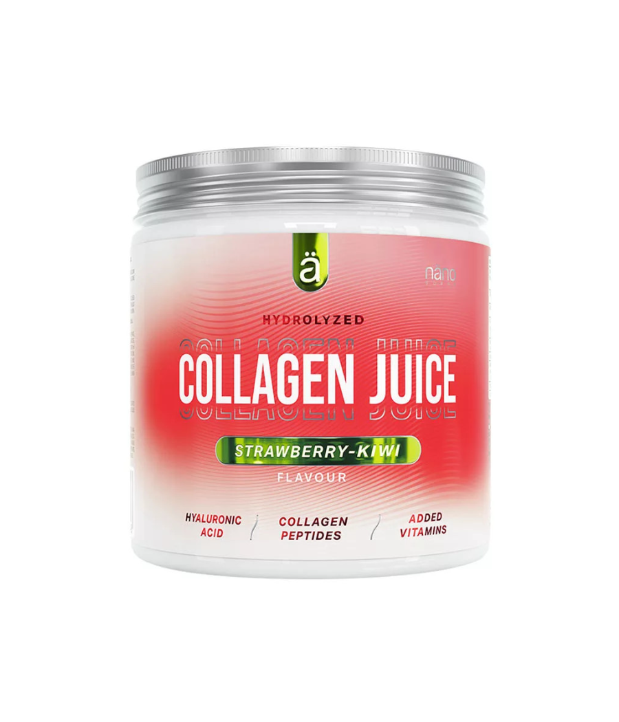 COLLAGEN JUICE Kollageenijook - Maasikas Kiivi, pulber, 300g – madala kalorsusega toode firmalt NÄNO SUPPS, osta SportFit Nutrition OÜ | Reg.nr. 14554498-ist COLLAGEN JUICE Kollageenijook - Maasikas Kiivi, pulber, 300g – madala kalorsusega toode firmalt NÄNO SUPPS, osta SportFit Nutrition OÜ | Reg.nr. 14554498-ist
