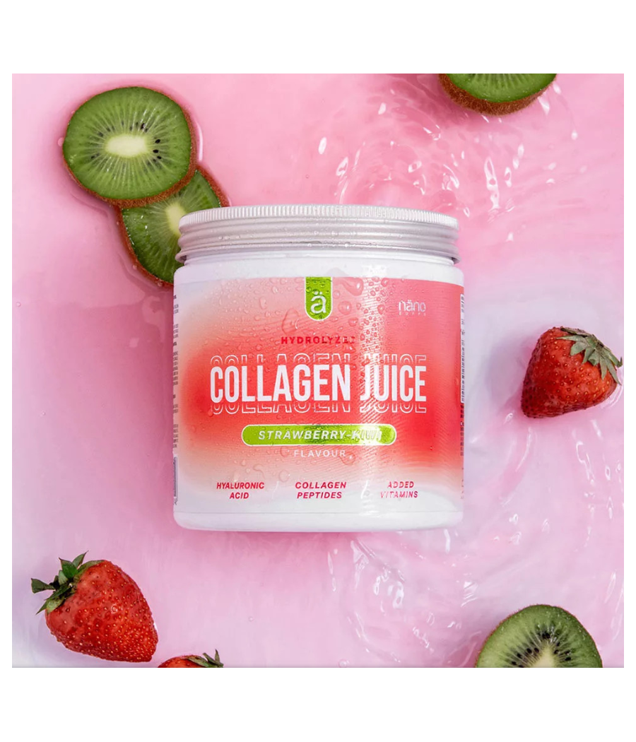 COLLAGEN JUICE Kollageenijook - Maasikas Kiivi, pulber, 300g – madala kalorsusega toode firmalt NÄNO SUPPS, osta SportFit Nutrition OÜ | Reg.nr. 14554498-ist