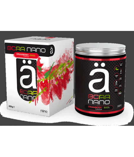 BCAA NÄNO – Maasikas Basil, 420 g