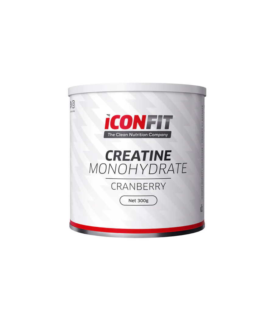 Kreatiin Monohüdraat, jõhvikas, 300g – madala kalorsusega toode firmalt ICONFIT, osta SportFit Nutrition OÜ | Reg.nr. 14554498-ist Kreatiin Monohüdraat, jõhvikas, 300g – madala kalorsusega toode firmalt ICONFIT, osta SportFit Nutrition OÜ | Reg.nr. 14554498-ist