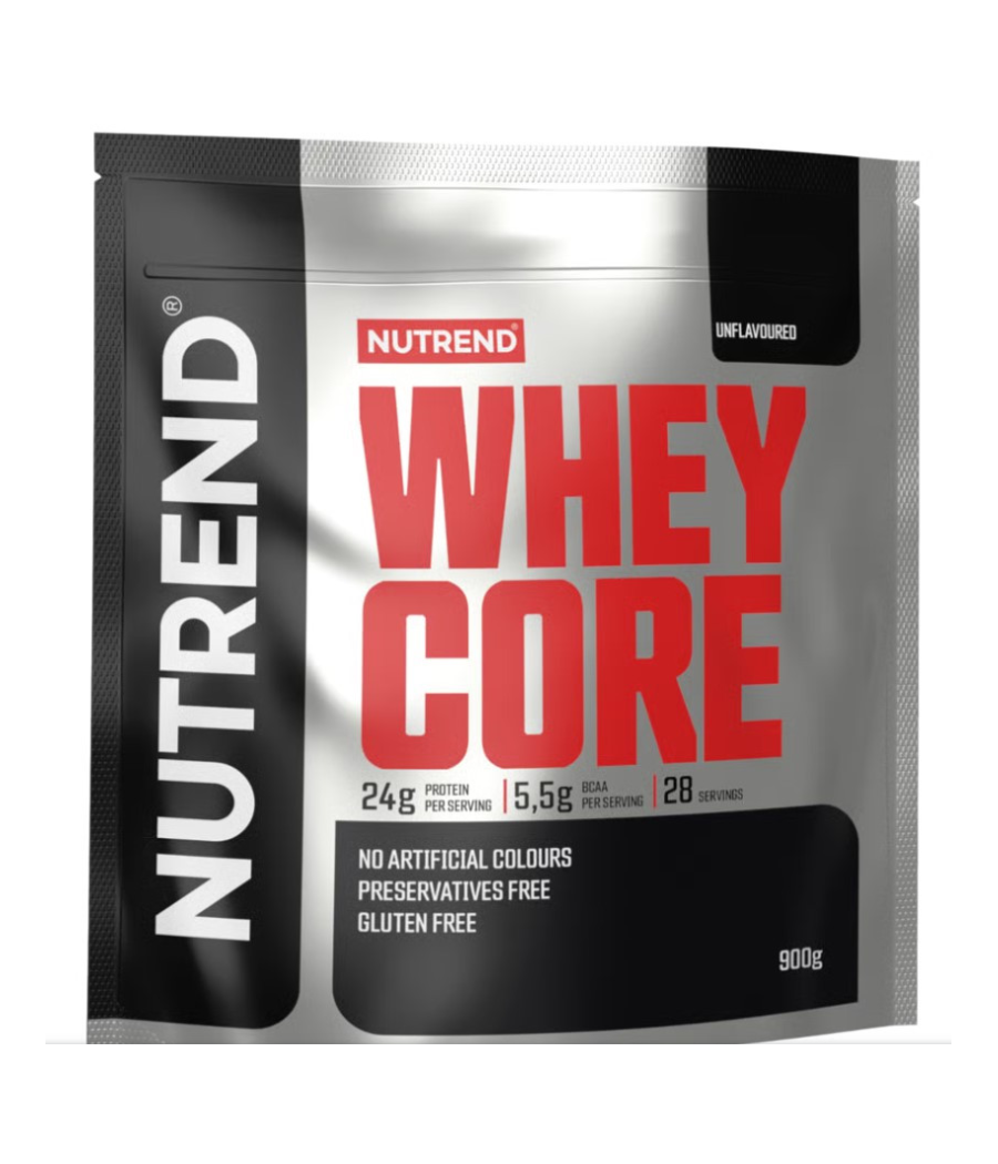 WHEY CORE, 900 g, unflavoured – low-calorie product from NUTREND, buy in SportFit Nutrition OÜ | Reg.nr. 14554498