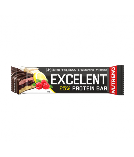 EXCELENT PROTEIINIBATOON, sidrun - kohupiim - vaarikas jõhvikatega, 85 g