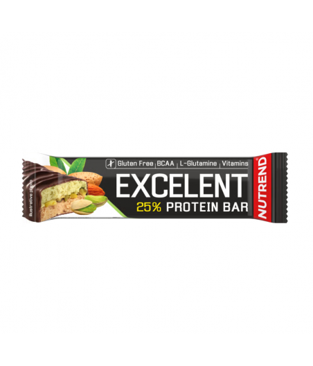 EXCELENT PROTEIN BAR, mandel - pistaatsia pistaatsiapähklitega, 85 g