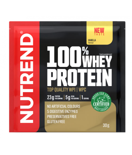 100% WHEY PROTEIN, ваниль, 30 г