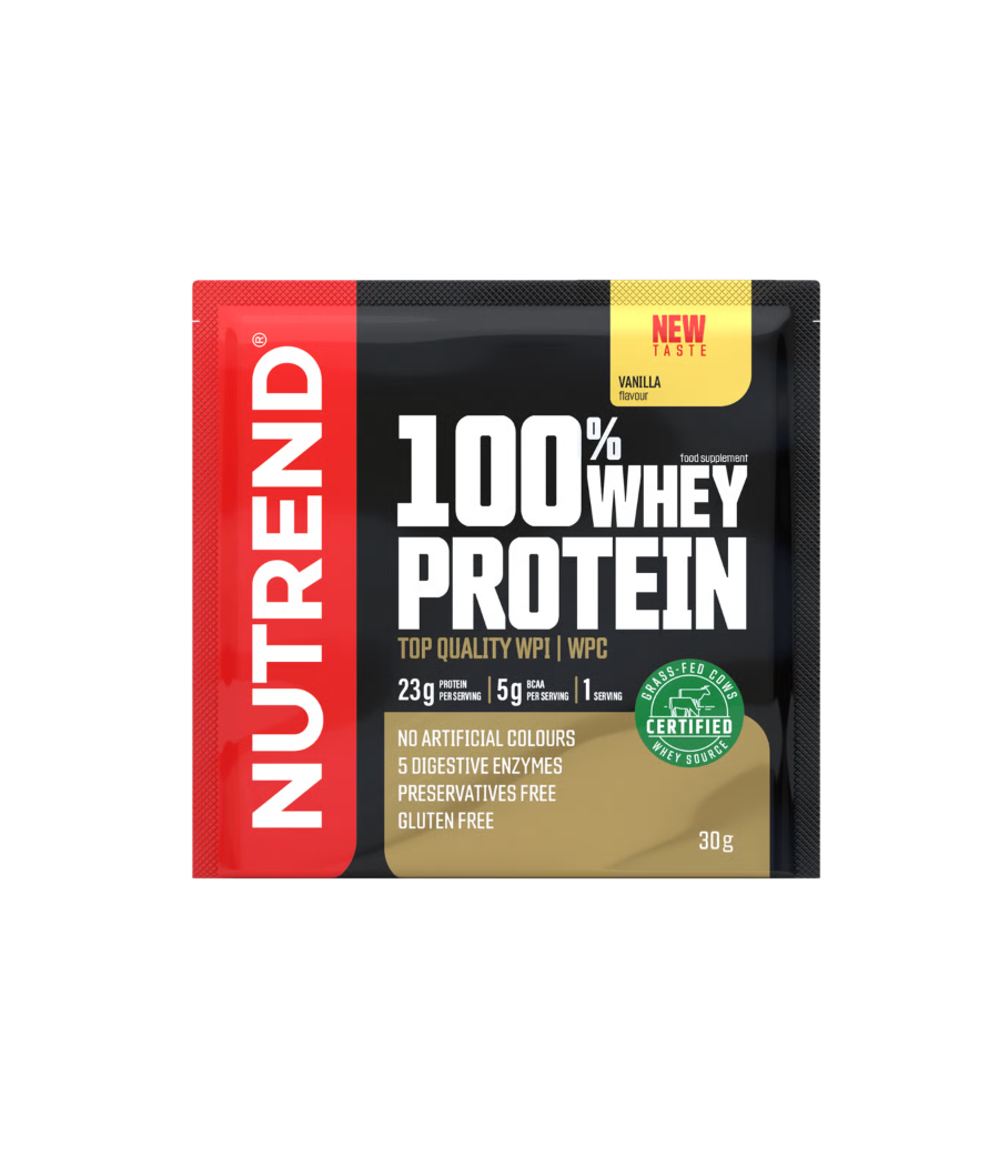 100% WHEY PROTEIN, ваниль, 30 г – низкокалорийный продукт от NUTREND, купить в SportFit Nutrition OÜ | Reg.nr. 14554498 100% WHEY PROTEIN, ваниль, 30 г – низкокалорийный продукт от NUTREND, купить в SportFit Nutrition OÜ | Reg.nr. 14554498