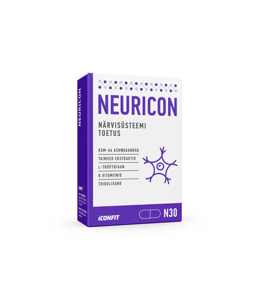 NEURICON, Поддержка нервной системы, N30 – низкокалорийный продукт от ICONFIT, купить в SportFit Nutrition OÜ | Reg.nr. 14554498