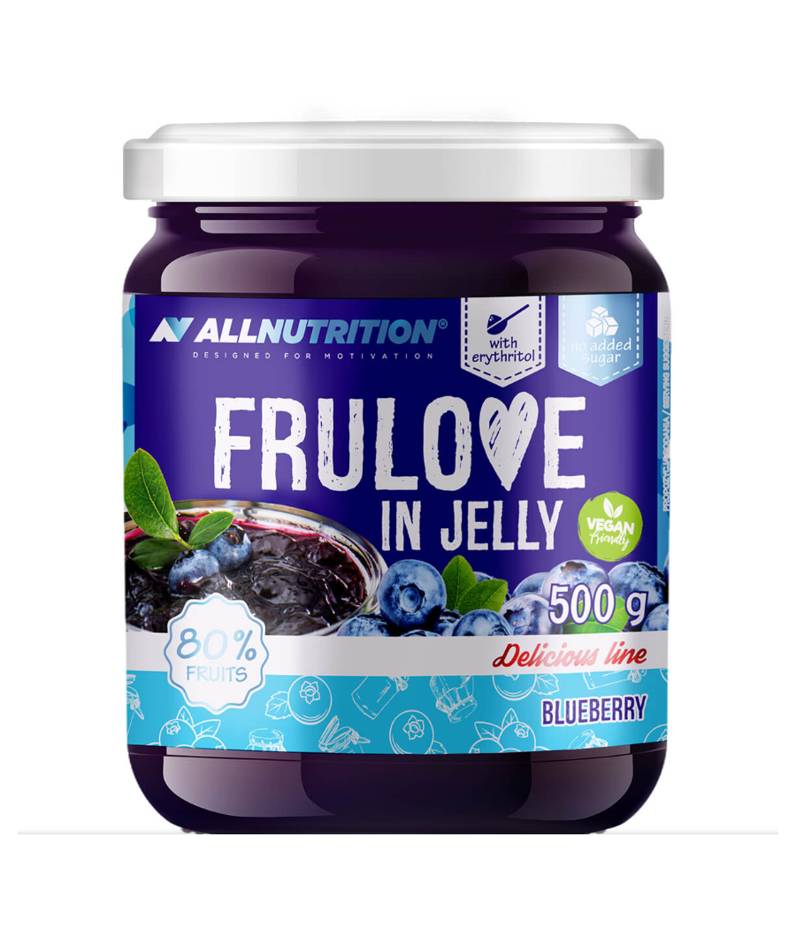 FRULOVE IN JELLY Желе – Черника, 500 г – низкокалорийный продукт от ANIMAL, купить в SportFit Nutrition OÜ | Reg.nr. 14554498