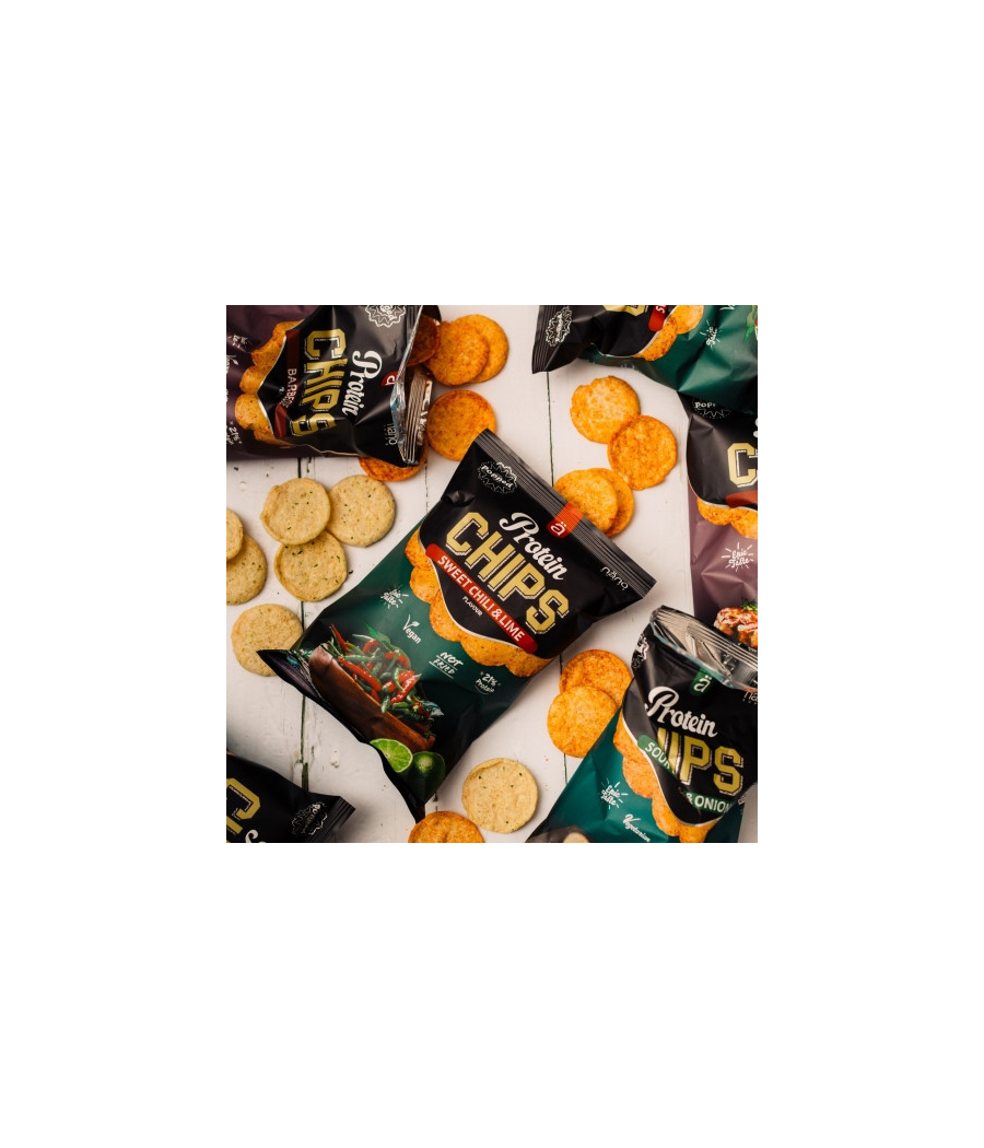 Протеиновые чипсы – Сметана и лук, 40 г – низкокалорийный продукт от NÄNO SUPPS, купить в SportFit Nutrition OÜ | Reg.nr. 14554498
