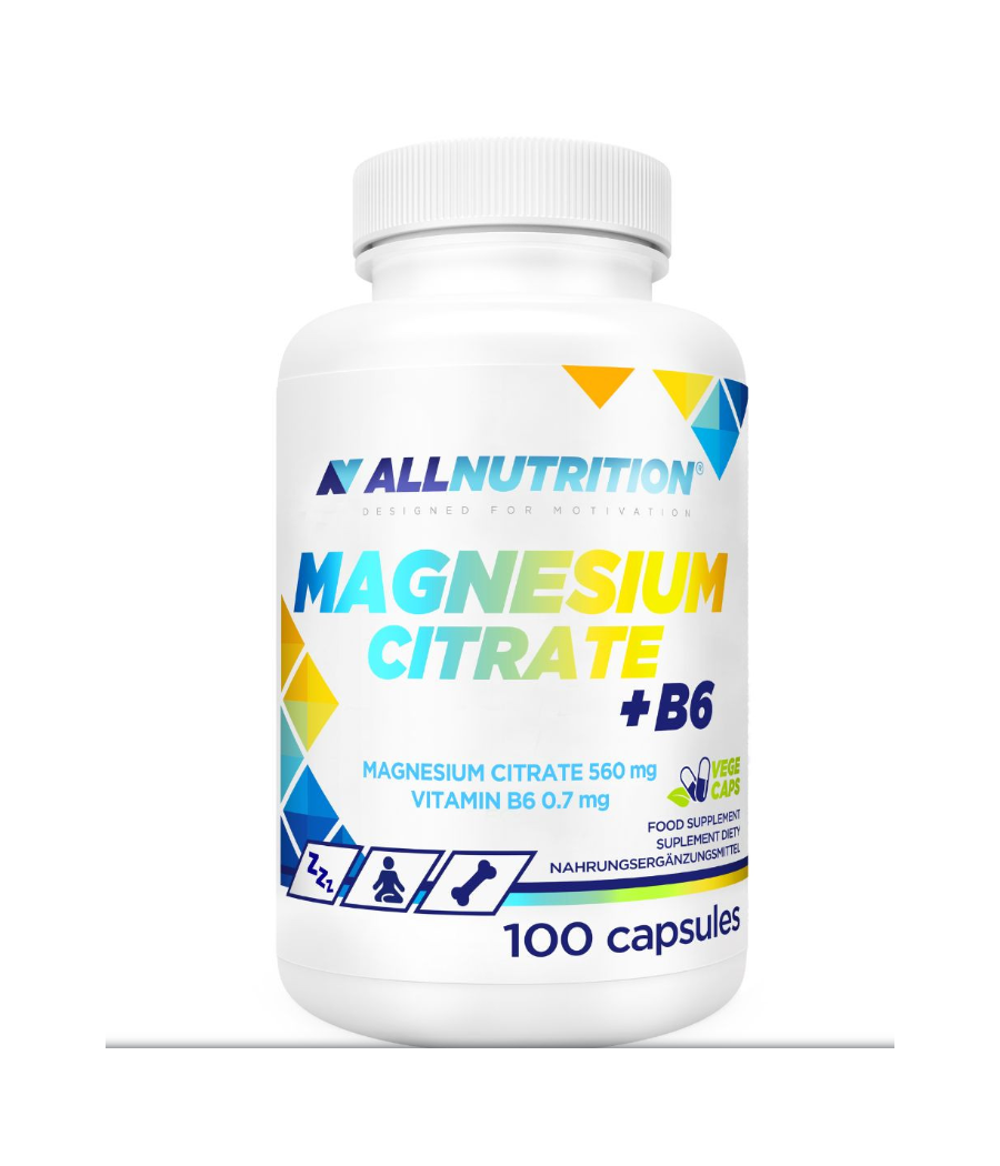 Magneesiumtsitraat + B6, N100 – madala kalorsusega toode firmalt AllNutrition, osta SportFit Nutrition OÜ | Reg.nr. 14554498-ist