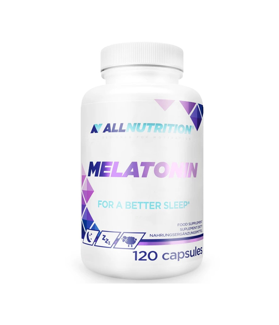 Melatoniin 1 mg, N120 – madala kalorsusega toode firmalt AllNutrition, osta SportFit Nutrition OÜ | Reg.nr. 14554498-ist