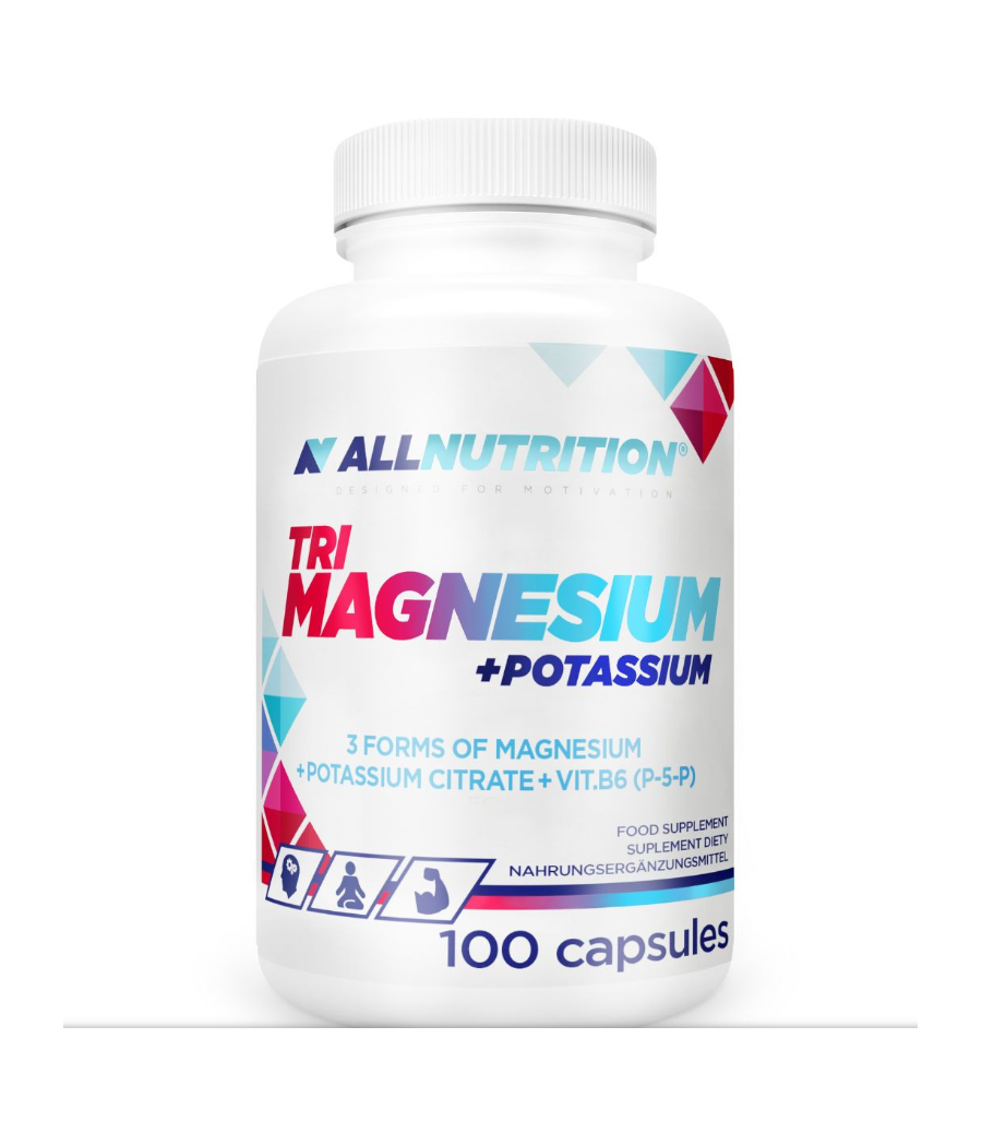 Tri Magneesium + Kaalium, N100 – madala kalorsusega toode firmalt AllNutrition, osta SportFit Nutrition OÜ | Reg.nr. 14554498-ist