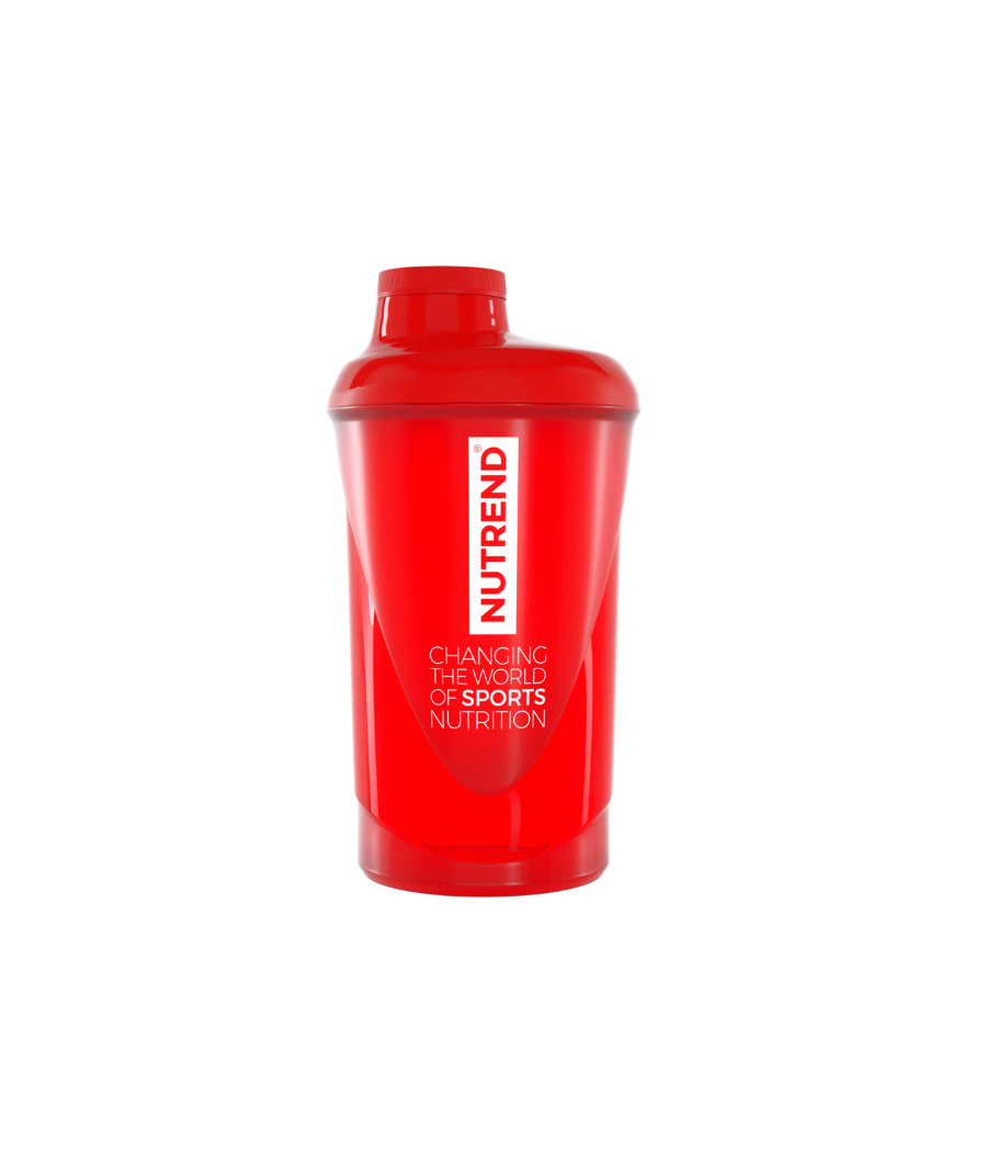 Shaker, red - 600ml – low-calorie product from NUTREND, buy in SportFit Nutrition OÜ | Reg.nr. 14554498