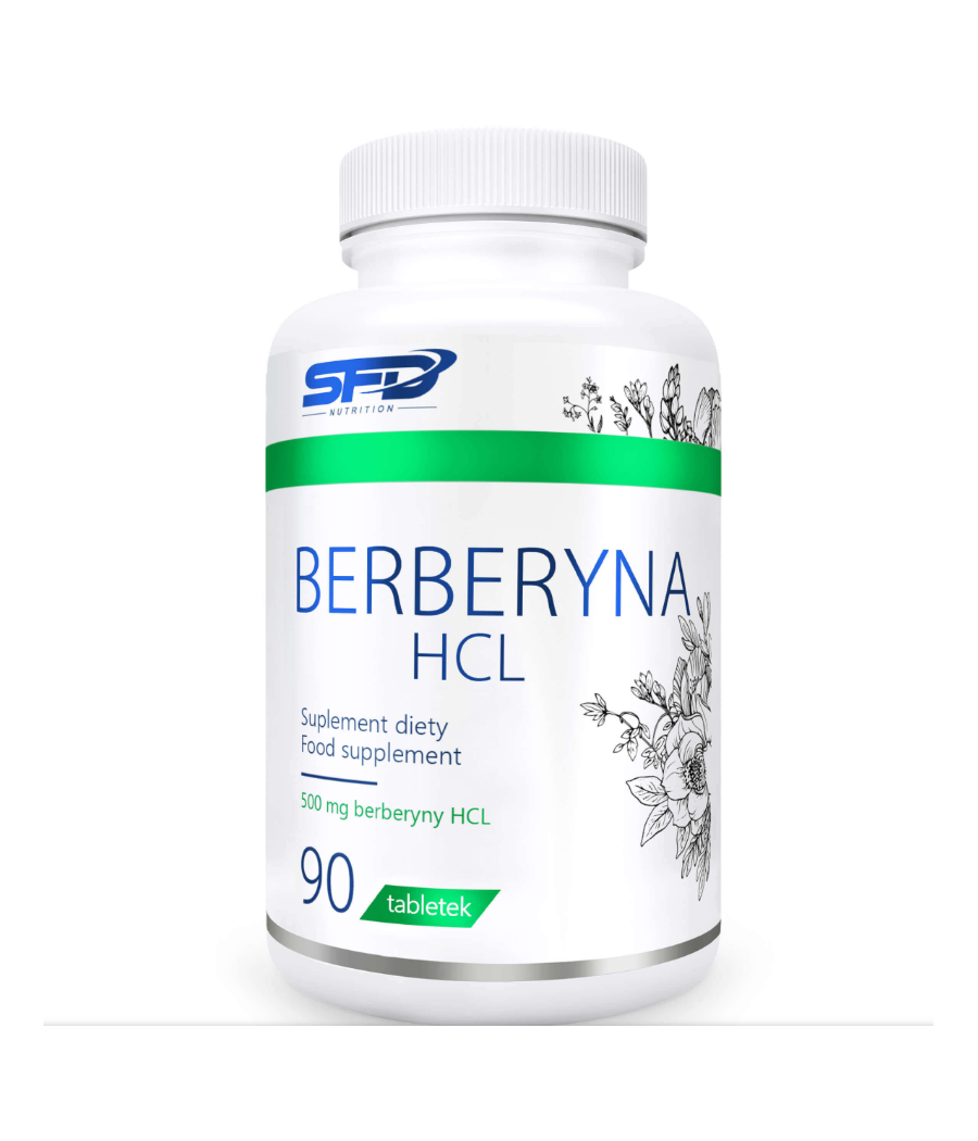 Berberine HCL, N90 – low-calorie product from SFD Nutrition, buy in SportFit Nutrition OÜ | Reg.nr. 14554498