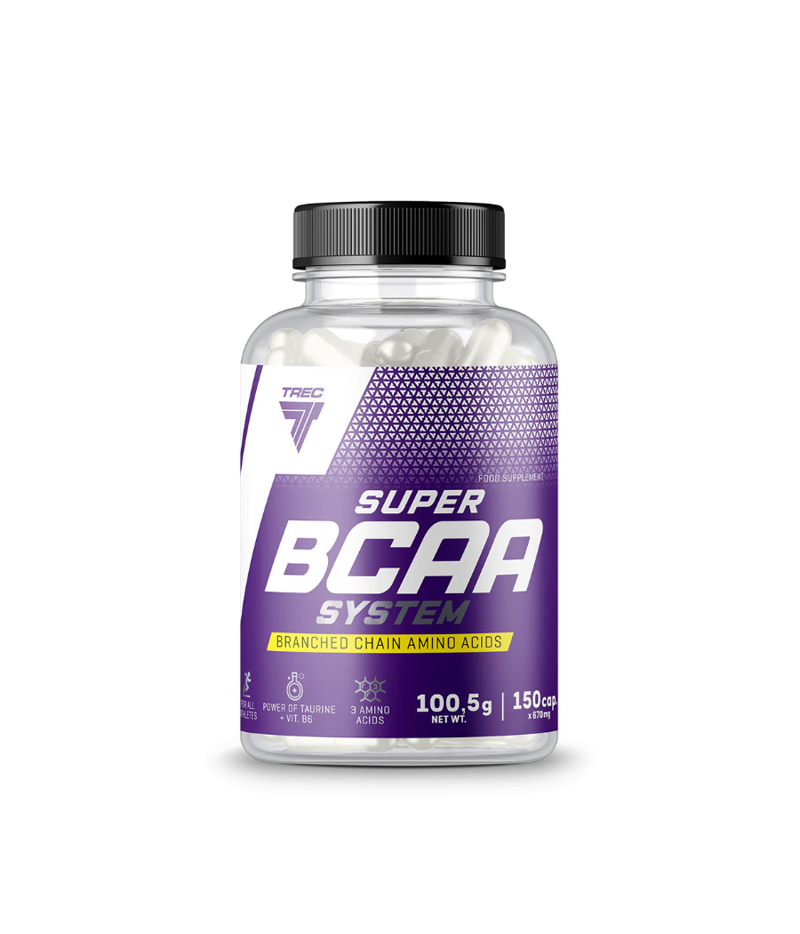 SUPER BCAA System, N150 – madala kalorsusega toode firmalt TREC NUTRITION, osta SportFit Nutrition OÜ | Reg.nr. 14554498-ist