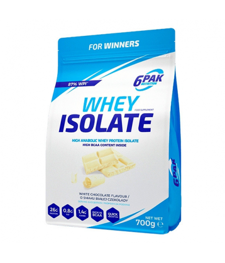 Whey Isolate, White Chocolate, 700 g