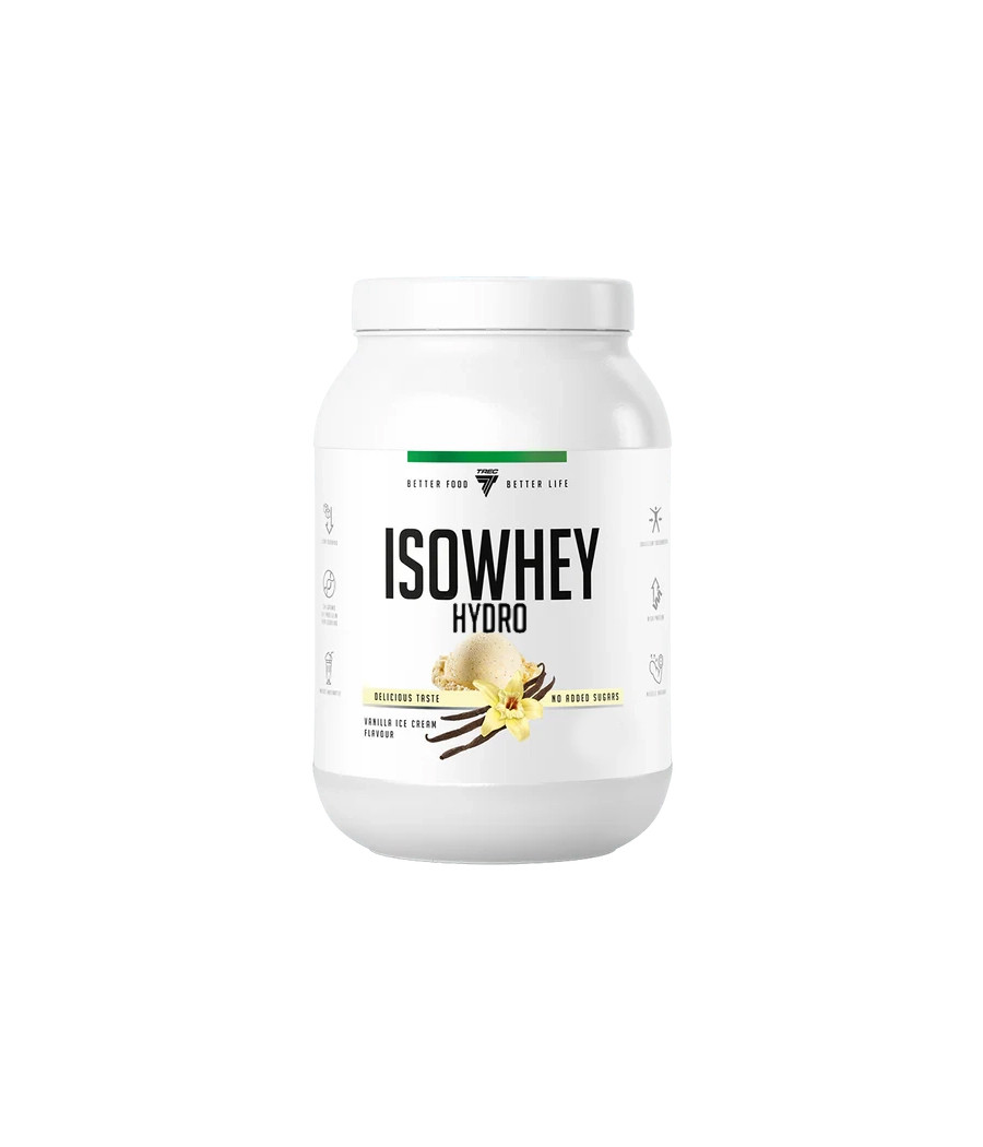 ISOWHEY HYDRO, ванильное мороженое – 900г – низкокалорийный продукт от TREC NUTRITION, купить в SportFit Nutrition OÜ | Reg.nr. 14554498 ISOWHEY HYDRO, ванильное мороженое – 900г – низкокалорийный продукт от TREC NUTRITION, купить в SportFit Nutrition OÜ | Reg.nr. 14554498