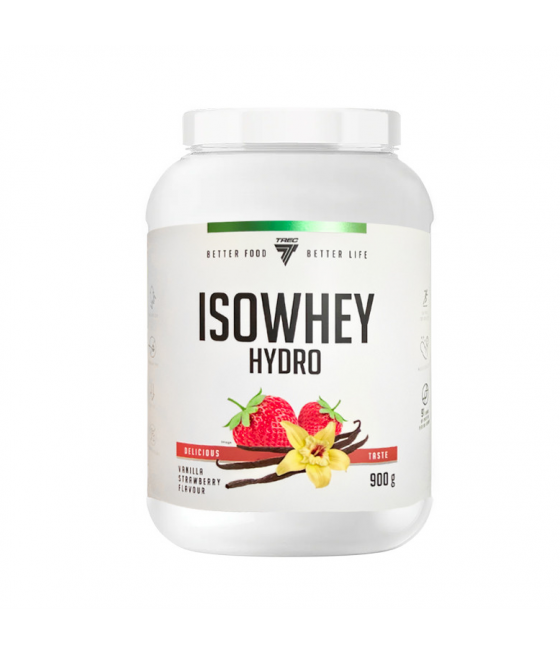 ISOWHEY HYDRO, ваниль-клубника – 900г