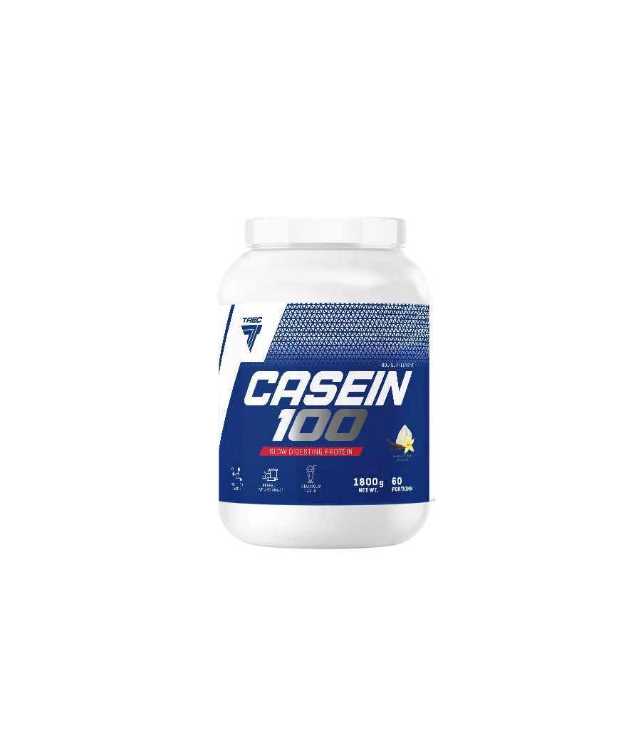 CASEIN 100, крем-ваниль – 1800г – низкокалорийный продукт от TREC NUTRITION, купить в SportFit Nutrition OÜ | Reg.nr. 14554498 CASEIN 100, крем-ваниль – 1800г – низкокалорийный продукт от TREC NUTRITION, купить в SportFit Nutrition OÜ | Reg.nr. 14554498