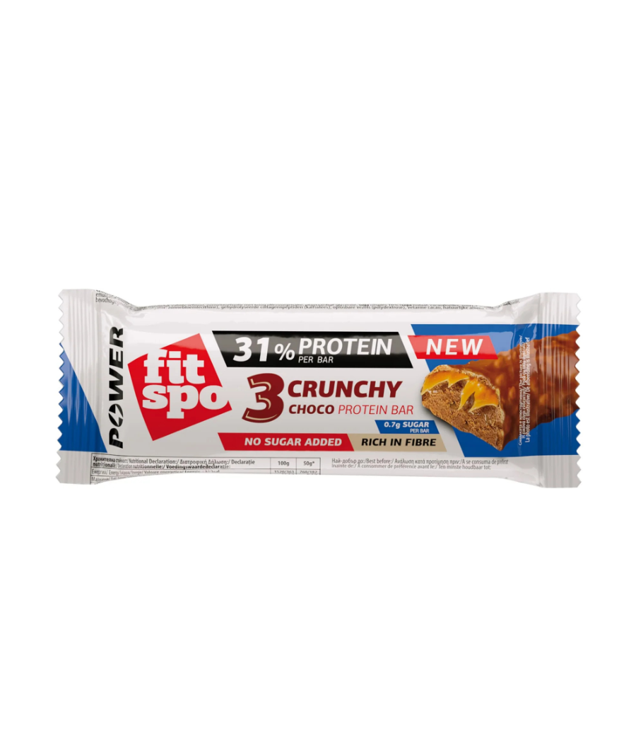 Протеиновый батончик POWER Triple Crunchy Choco, 50 г – низкокалорийный продукт от FITSPO, купить в SportFit Nutrition OÜ | Reg.nr. 14554498 Протеиновый батончик POWER Triple Crunchy Choco, 50 г – низкокалорийный продукт от FITSPO, купить в SportFit Nutrition OÜ | Reg.nr. 14554498