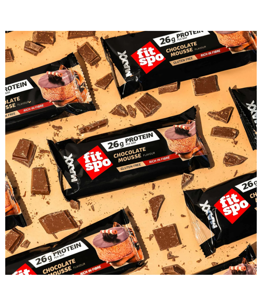 Протеиновый батончик MAXX, Choco Mousse, 75 г – низкокалорийный продукт от FITSPO, купить в SportFit Nutrition OÜ | Reg.nr. 14554498