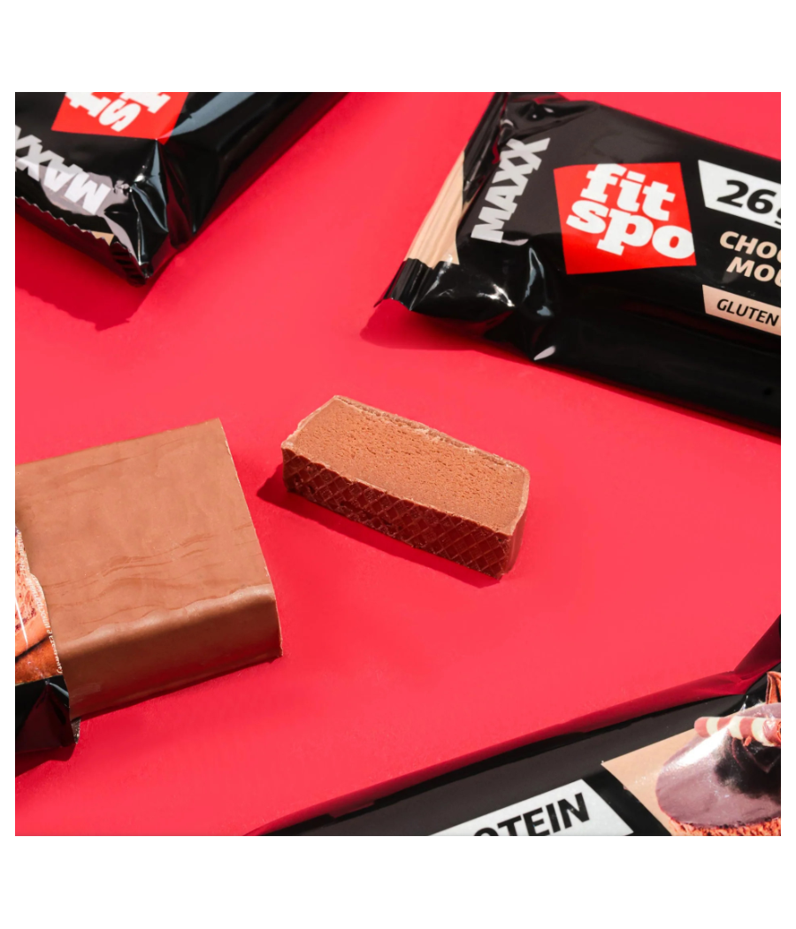 Протеиновый батончик MAXX, Choco Mousse, 75 г – низкокалорийный продукт от FITSPO, купить в SportFit Nutrition OÜ | Reg.nr. 14554498