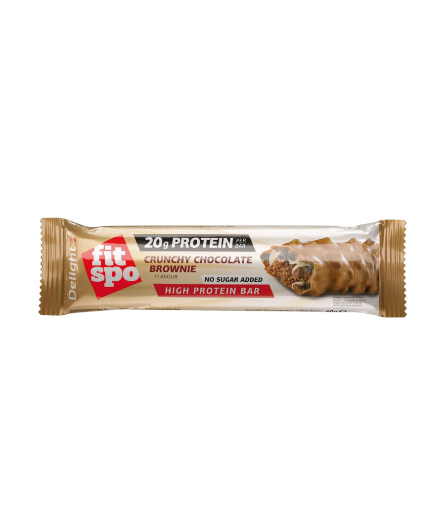 Протеиновый батончик, Crunchy Choco Brownie, 60 г – низкокалорийный продукт от FITSPO, купить в SportFit Nutrition OÜ | Reg.nr. 14554498 Протеиновый батончик, Crunchy Choco Brownie, 60 г – низкокалорийный продукт от FITSPO, купить в SportFit Nutrition OÜ | Reg.nr. 14554498