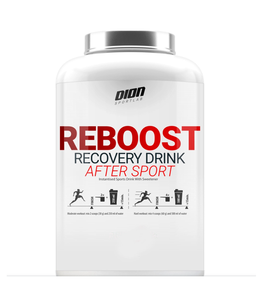REBOOST AFTER SPORT Восстановительный напиток, ваниль, 1000 г – низкокалорийный продукт от DION Sportlab, купить в SportFit Nutrition OÜ | Reg.nr. 14554498 REBOOST AFTER SPORT Восстановительный напиток, ваниль, 1000 г – низкокалорийный продукт от DION Sportlab, купить в SportFit Nutrition OÜ | Reg.nr. 14554498