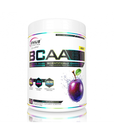 BCAA 811, Mahlane ploom, 400 g