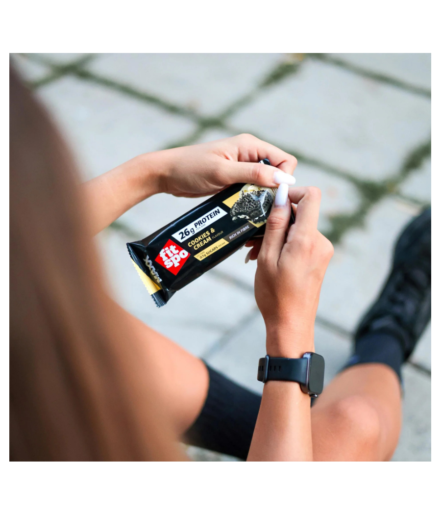 Протеиновый батончик MAXX, cookies&cream, 75 г – низкокалорийный продукт от FITSPO, купить в SportFit Nutrition OÜ | Reg.nr. 14554498