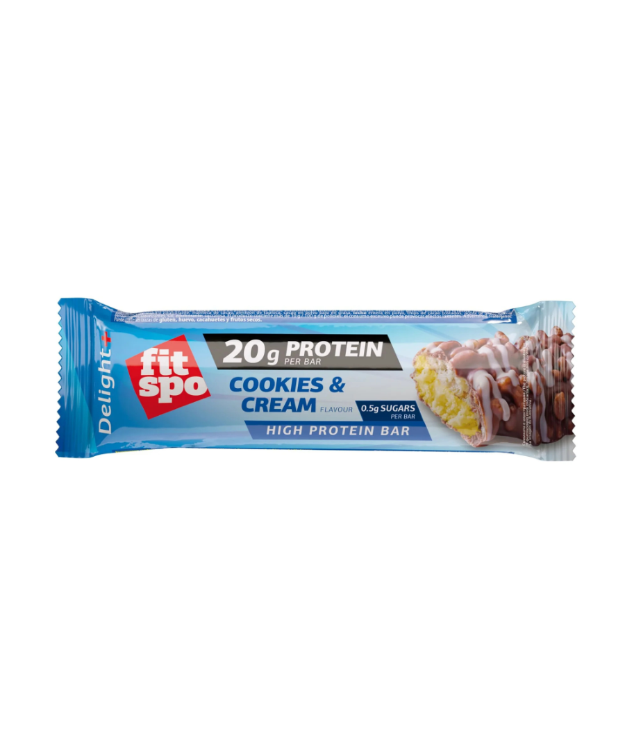 Protein bar, cookies&cream, 60g – low-calorie product from FITSPO, buy in SportFit Nutrition OÜ | Reg.nr. 14554498 Protein bar, cookies&cream, 60g – low-calorie product from FITSPO, buy in SportFit Nutrition OÜ | Reg.nr. 14554498