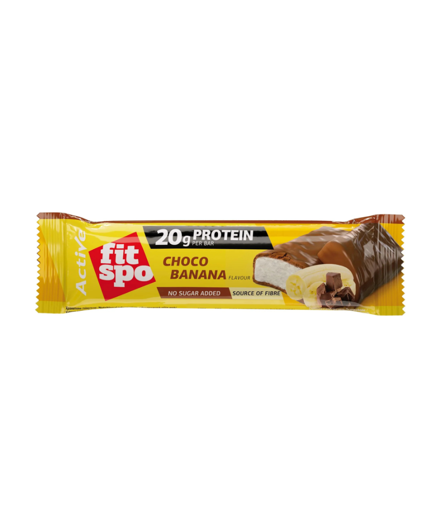 Proteiinibatoon ACTIVE, šokolaadi-banaani, 60 g – madala kalorsusega toode firmalt FITSPO, osta SportFit Nutrition OÜ | Reg.nr. 14554498-ist Proteiinibatoon ACTIVE, šokolaadi-banaani, 60 g – madala kalorsusega toode firmalt FITSPO, osta SportFit Nutrition OÜ | Reg.nr. 14554498-ist