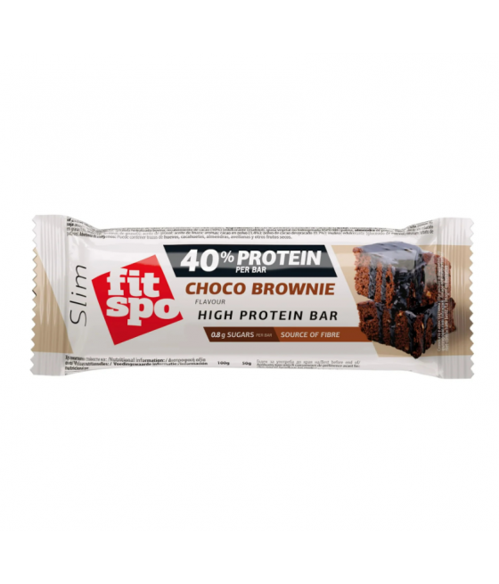Valgubatoon SLIM, šokolaadi-brownie, 50 g