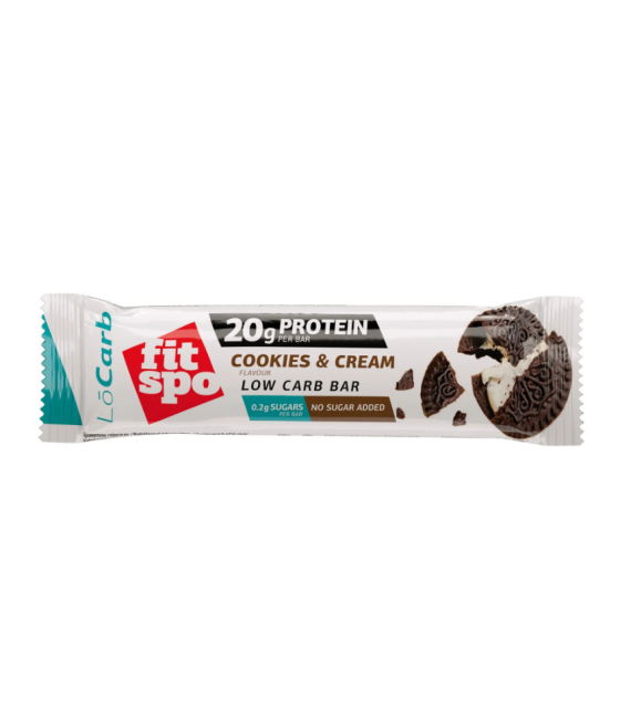 Valgubatoon LO CARB, küpsise ja kreemiga, 60 g