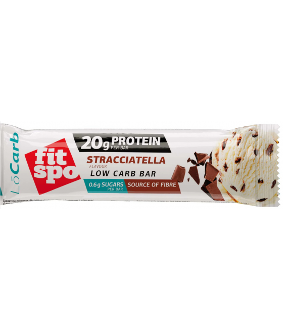 Valgubatoon LO CARB, stracciatella, 60 g