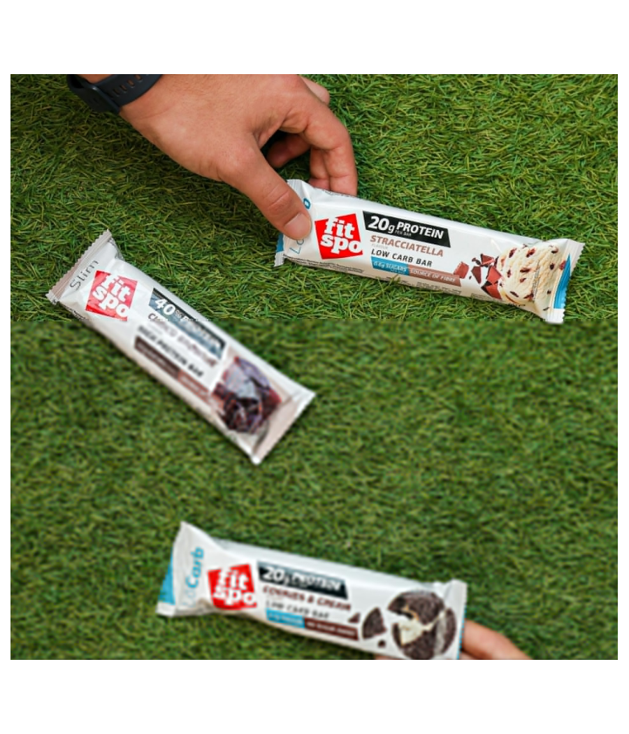 Valgubatoon LO CARB, stracciatella, 60 g – madala kalorsusega toode firmalt FITSPO, osta SportFit Nutrition OÜ | Reg.nr. 14554498-ist