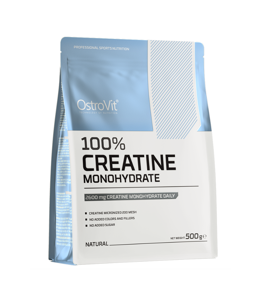 Креатин моногидрат, натуральный - 500 г – низкокалорийный продукт от Ostrovit, купить в SportFit Nutrition OÜ | Reg.nr. 14554498 Креатин моногидрат, натуральный - 500 г – низкокалорийный продукт от Ostrovit, купить в SportFit Nutrition OÜ | Reg.nr. 14554498