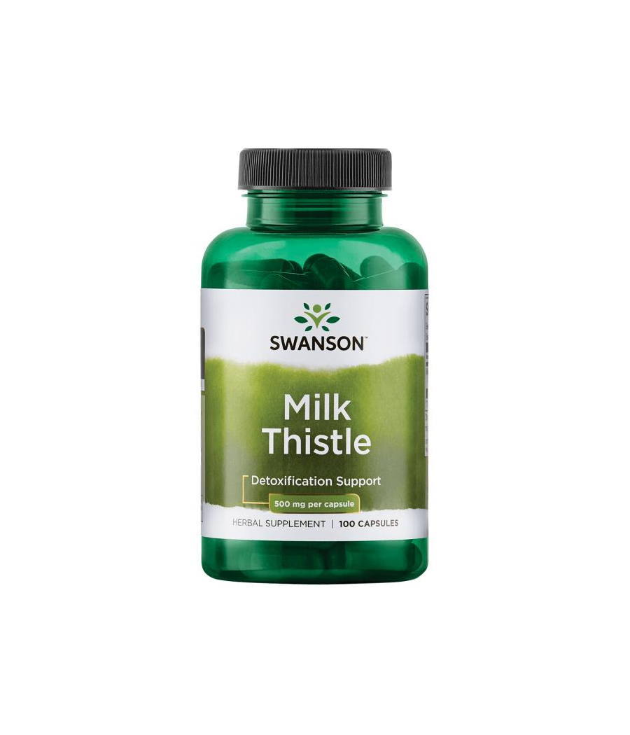 Milk Thistle, 500mg - 100 caps – low-calorie product from SWANSON, buy in SportFit Nutrition OÜ | Reg.nr. 14554498 Milk Thistle, 500mg - 100 caps – low-calorie product from SWANSON, buy in SportFit Nutrition OÜ | Reg.nr. 14554498