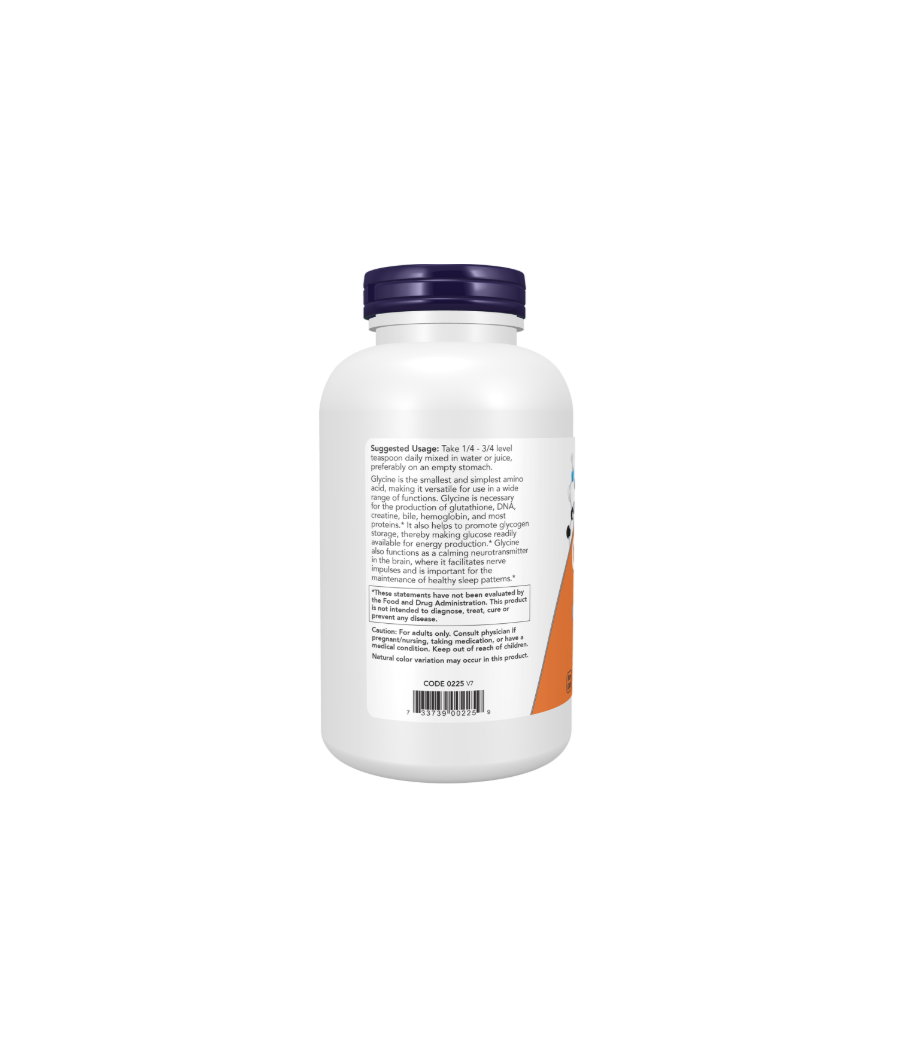 Глицин, чистый порошок - 454 г – низкокалорийный продукт от NOW, купить в SportFit Nutrition OÜ | Reg.nr. 14554498 Глицин, чистый порошок - 454 г – низкокалорийный продукт от NOW, купить в SportFit Nutrition OÜ | Reg.nr. 14554498