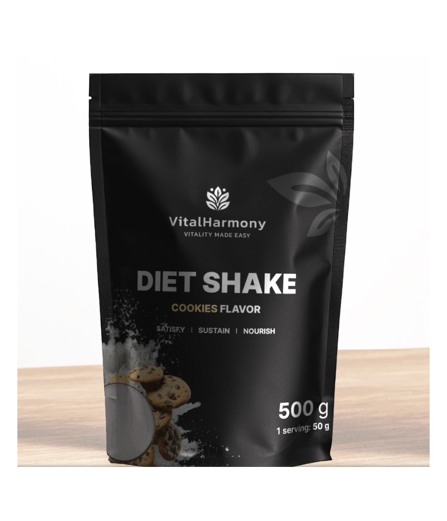 VITALHARMONY Dieetšeik Küpsis — 500 g – madala kalorsusega toode firmalt VITALHARMONY, osta SportFit Nutrition OÜ | Reg.nr. 14554498-ist