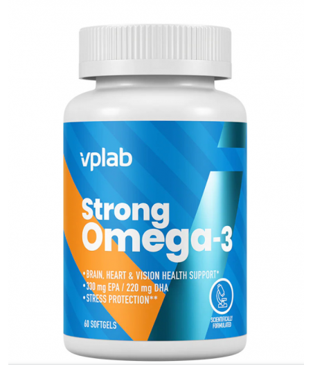 VPLab ULTRAVIT Strong Omega-3, 60 softgels