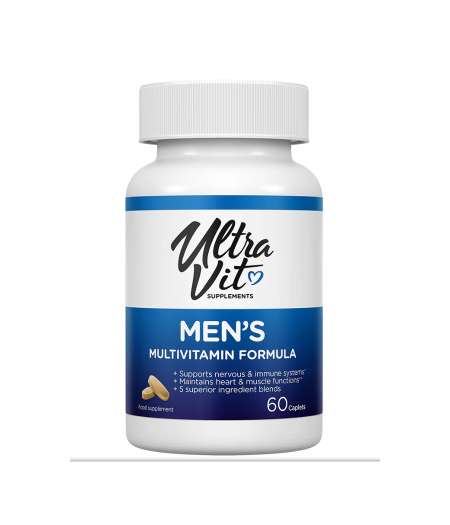 VPLab UltraVit UltraVit Men's Multivitamin Formula, 60 капсул – низкокалорийный продукт от VPLab, купить в SportFit Nutrition OÜ | Reg.nr. 14554498