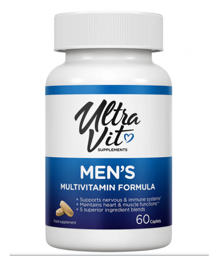 VPLab UltraVit UltraVit Men's Multivitamin Formula, 60 капсул