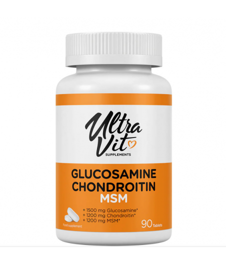 VPLab ULTRAVIT Глюкозамин Хондроитин MSM, 90 таблеток