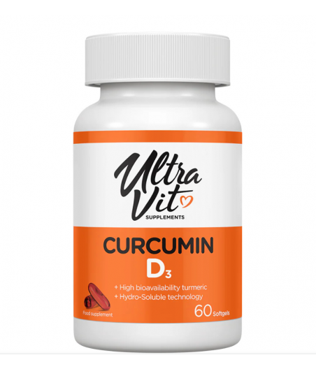 VPLab ULTRAVIT Куркумин D3, 60 капсул