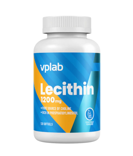 VPLab Лецитин 1200мг, 120 мягких капсул