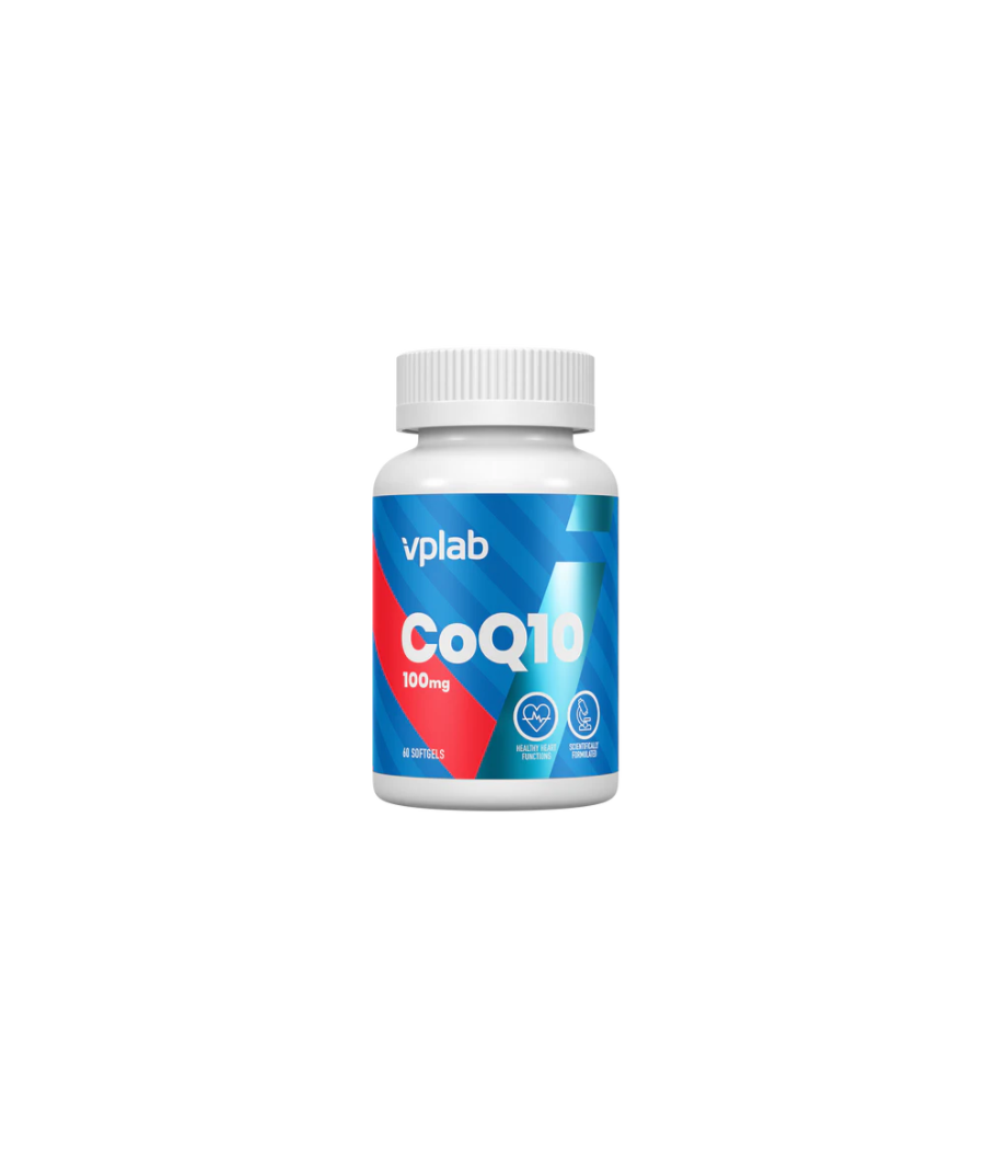 VPLab CoQ10 100 мг, 60 капсул – низкокалорийный продукт от VPLab, купить в SportFit Nutrition OÜ | Reg.nr. 14554498