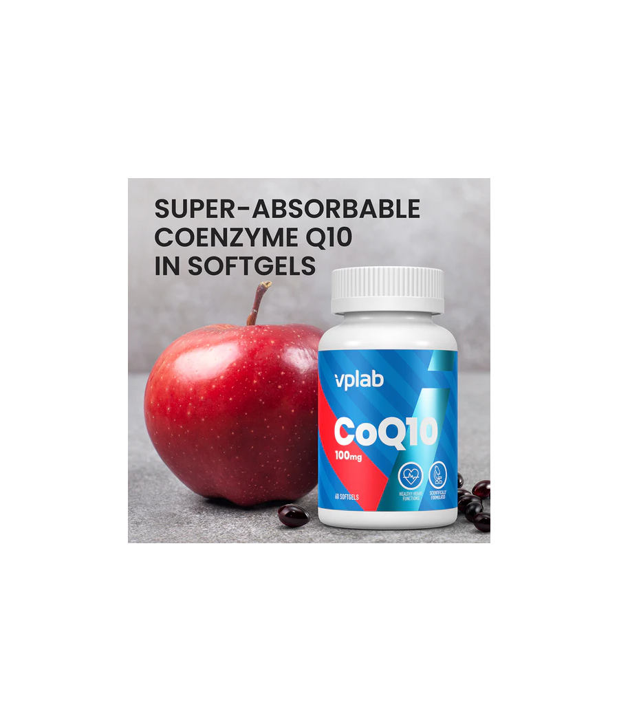 VPLab CoQ10 100 мг, 60 капсул – низкокалорийный продукт от VPLab, купить в SportFit Nutrition OÜ | Reg.nr. 14554498