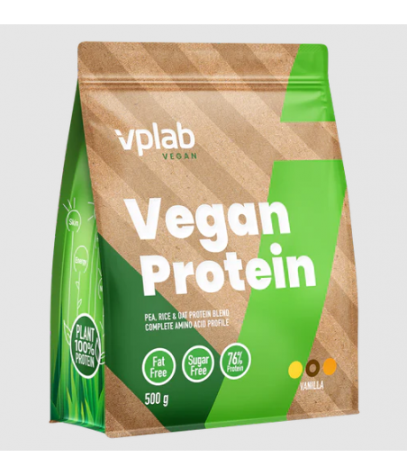 VPLAB Vegan protein, Ваниль - 500 г