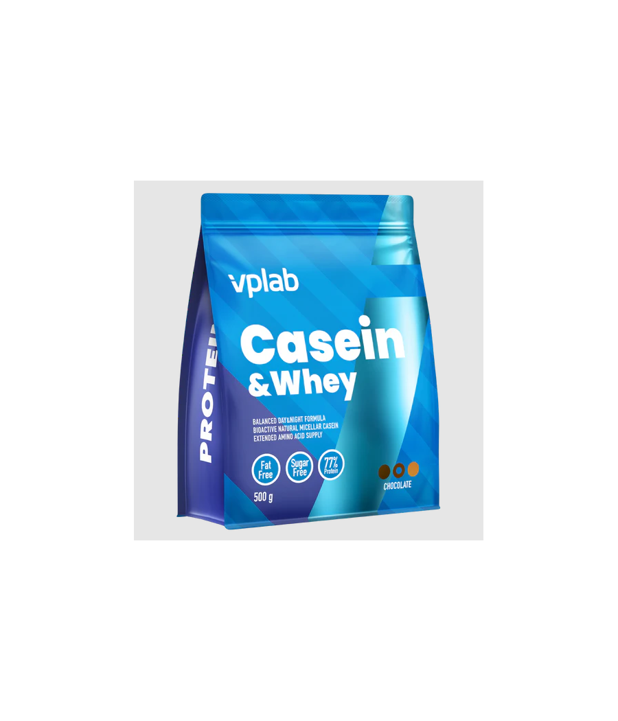 VPLAB Casein & Whey, шоколадный - 500 г – низкокалорийный продукт от VPLab, купить в SportFit Nutrition OÜ | Reg.nr. 14554498
